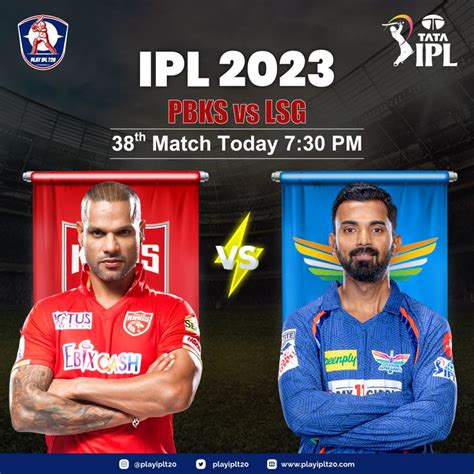 Punjab Kings vs Lucknow Super Giants, 38th Match, Fri, Apr  .